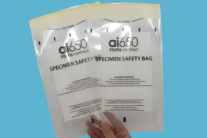 What is 95kPa specimen transport bag?